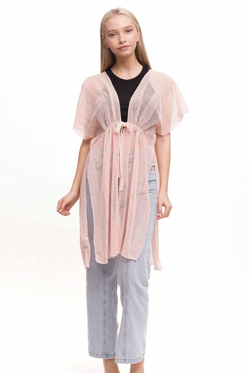 FASHION MESH KIMONO