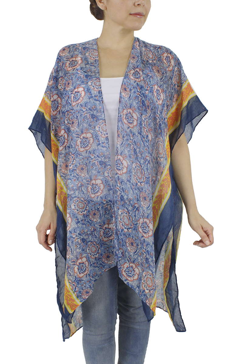 FLORAL PRINT KIMONO