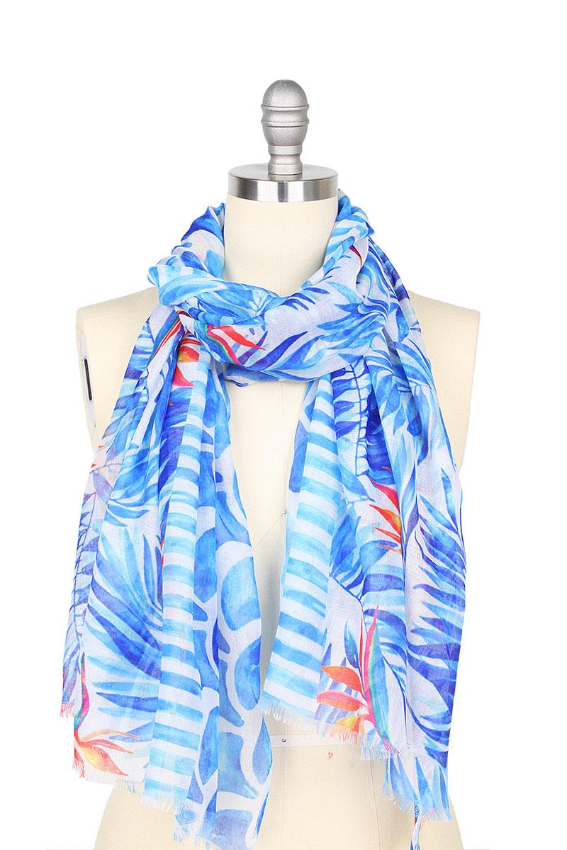TROPICAL SKINNY SCARF