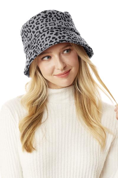 LEOPARD BUCKET HAT
