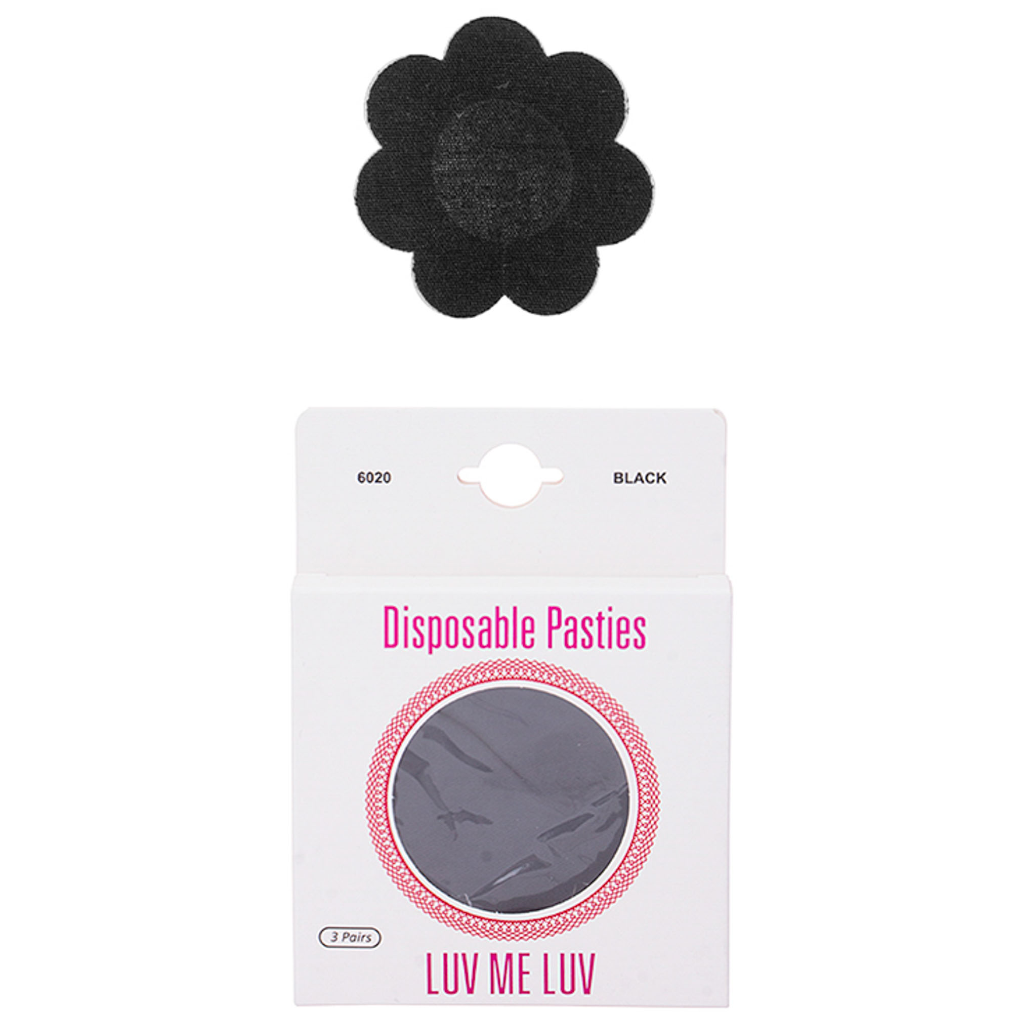 LUV ME LUV DISPOSABLE PASTIES NIPPLE COVER 3 PAIRS