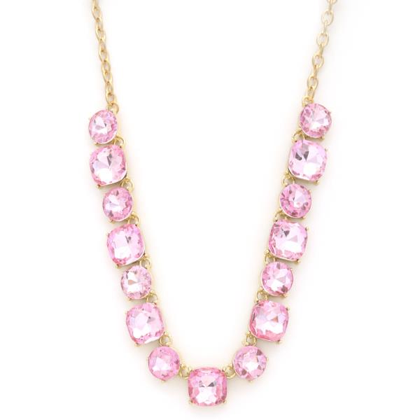 CRYSTAL LINK NECKLACE