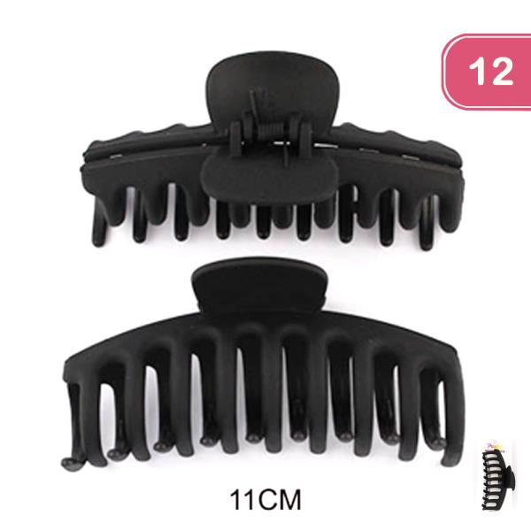 PLAIN HAIR CLAW CLIP (12 UNITS)
