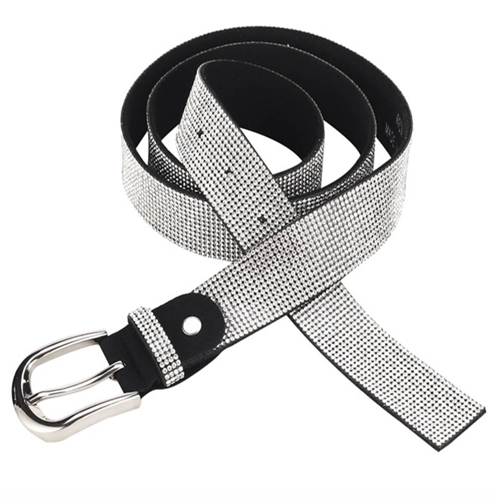 RHINESTONE BUCKLE BELT