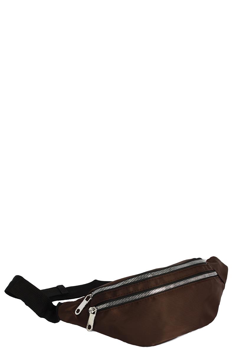 MODERN PLAIN DESIGN SMOOTH FANNY PACK BAG