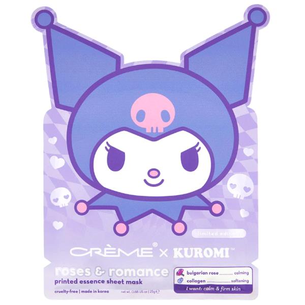 THE CREME SHOP KUROMI ROSES AND ROMANCE PRINTED ESSENCE SHEET MASK (6 UNITS)