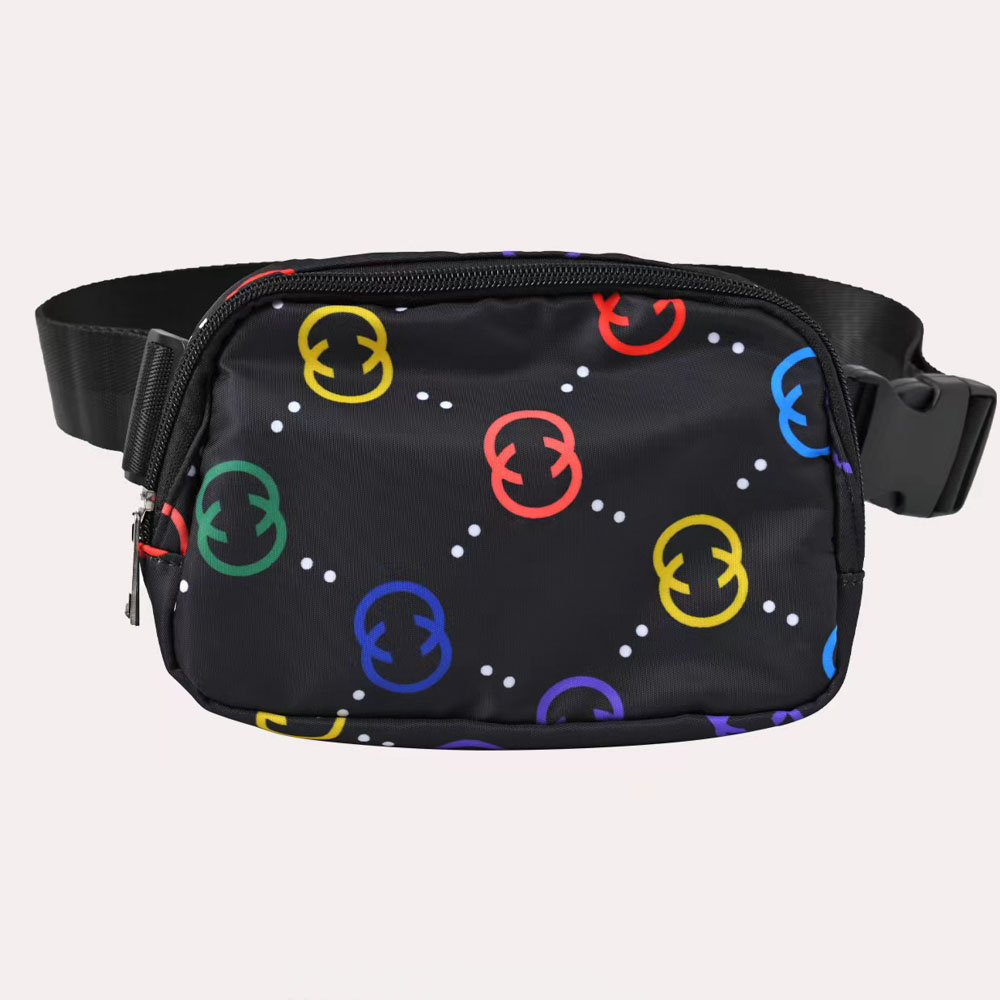 RAINBOW PRINT FANNY PACK
