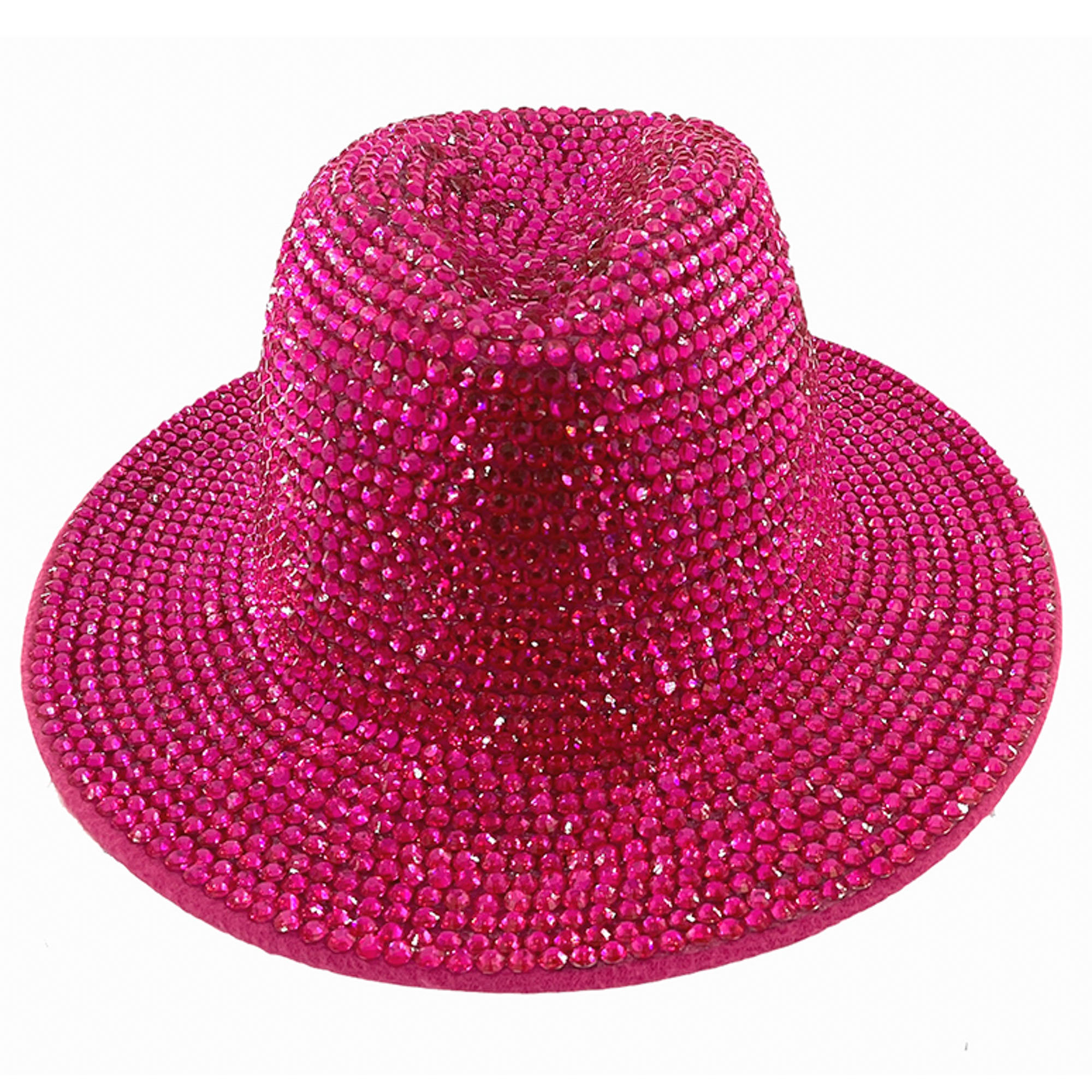 FULL RHINESTONE FEDORA HAT