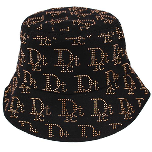 RHINESTONE FASHION BUCKET HAT
