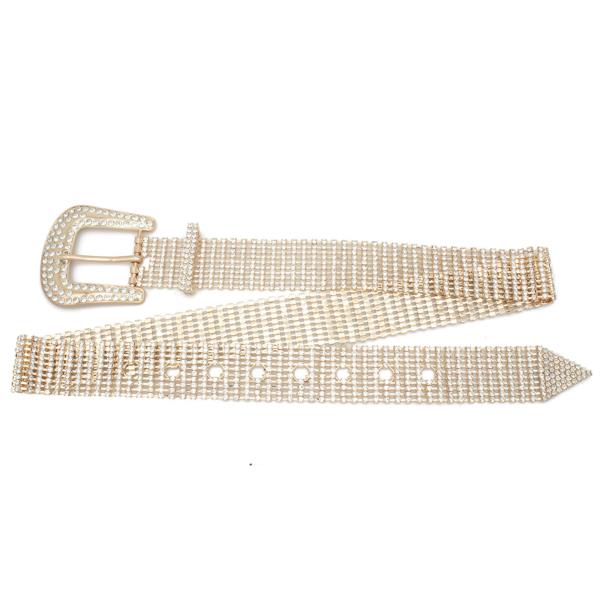 PAVE RHINESTONE WESTERN BELT