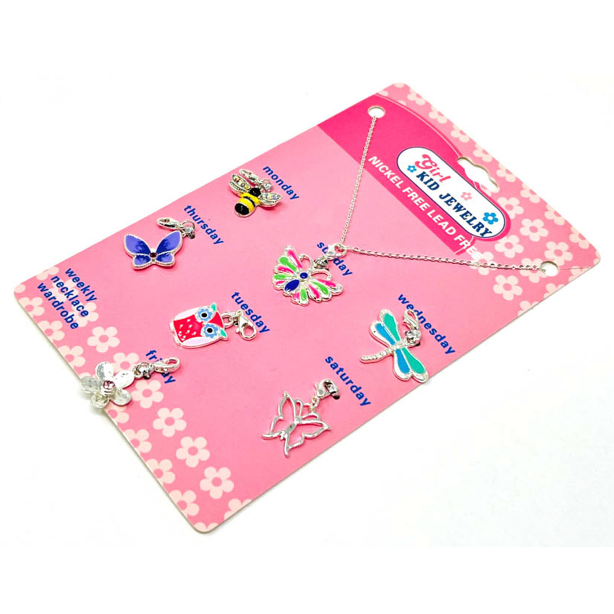FOR KIDS WEEKLY NECKLACE MULTI CHARM SET