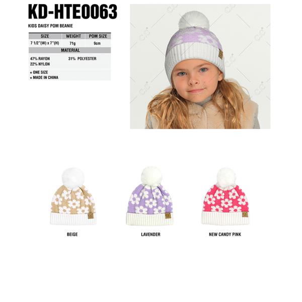 CC KIDS DAISY POM BEANIE
