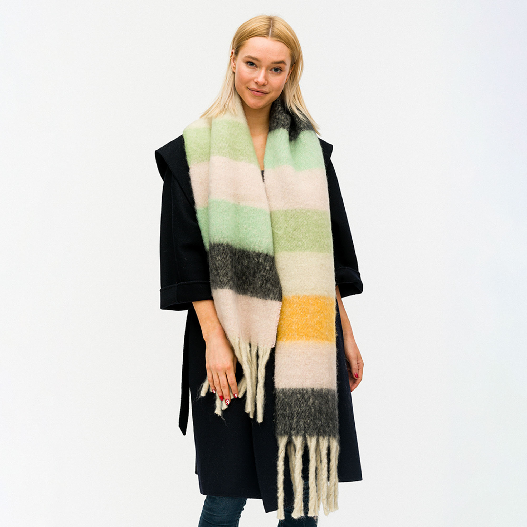 MULTI COLOR OBLONG SCARF