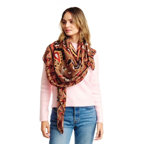 FASHION PAISLEY PATTERN SKINNY SCARF