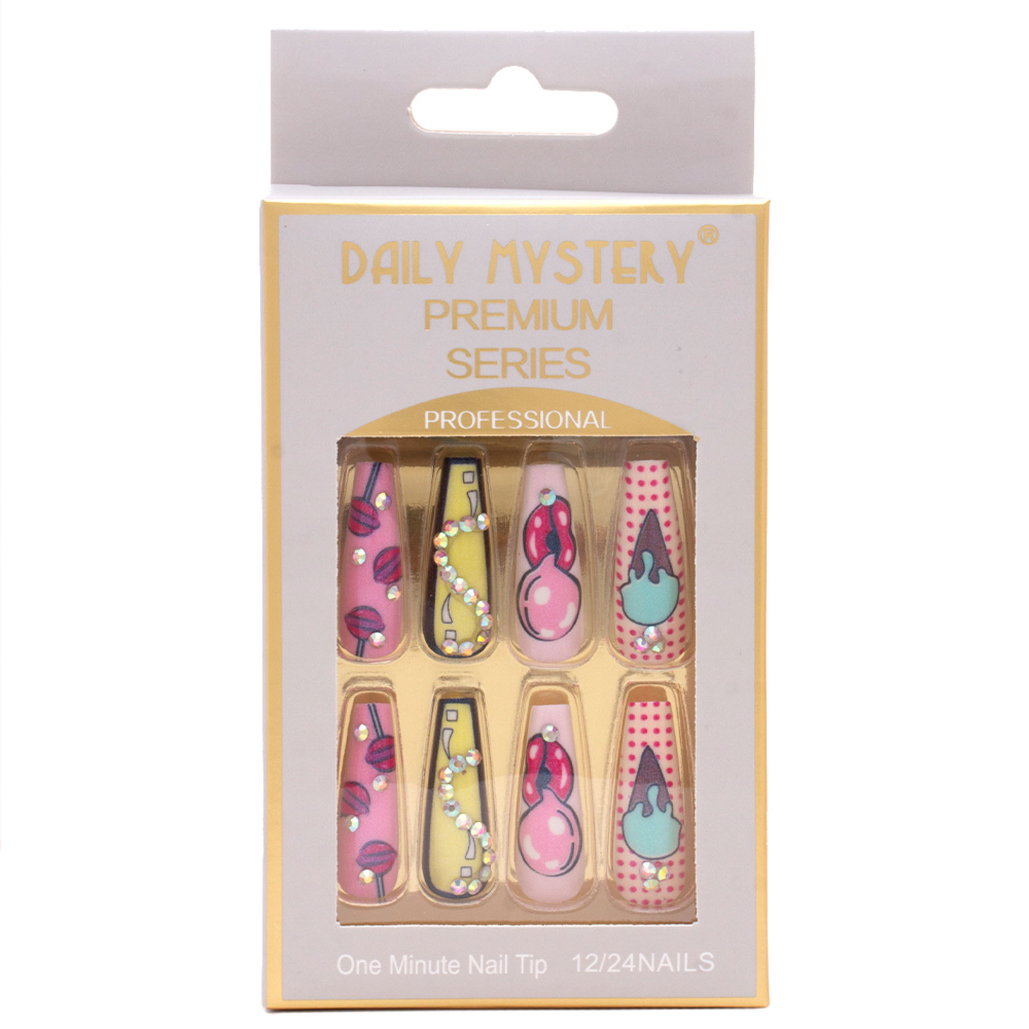 DAILY MYSTERY PREMIUM SERIES PROFESSIONAL NAIL TIP (24 UNITS)
