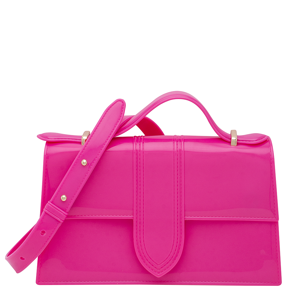CHIC HANDLE SHOULDER JELLY BAG