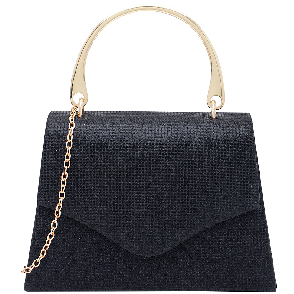 CHIC TEXTURE ALL OVER HANDLE CROSSBODY BAG