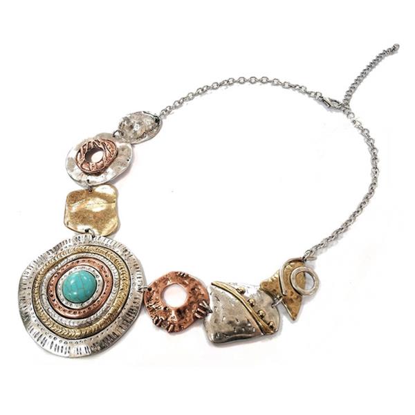 ROUND METAL NECKLACE