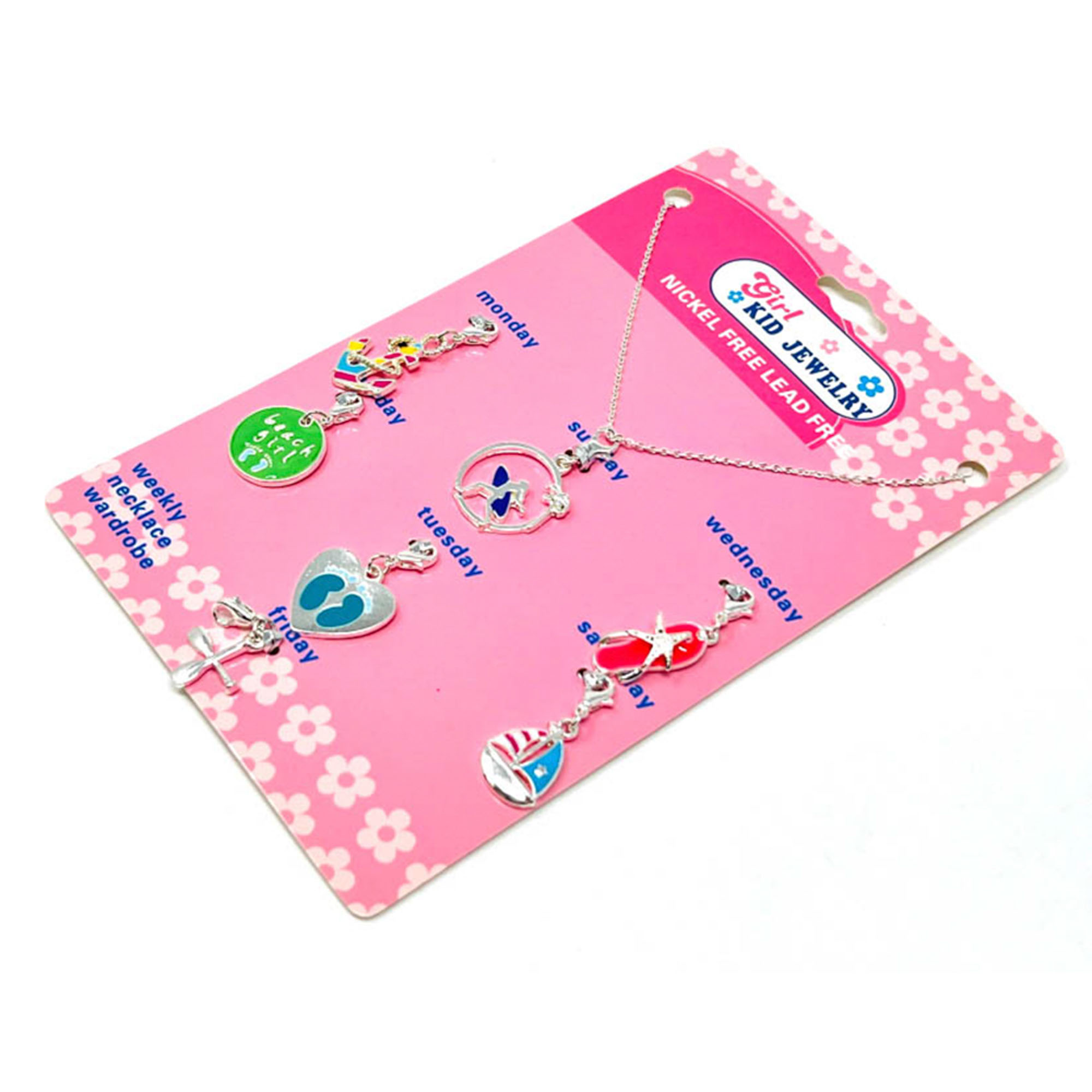FOR KIDS WEEKLY NECKLACE MULTI CHARM SET