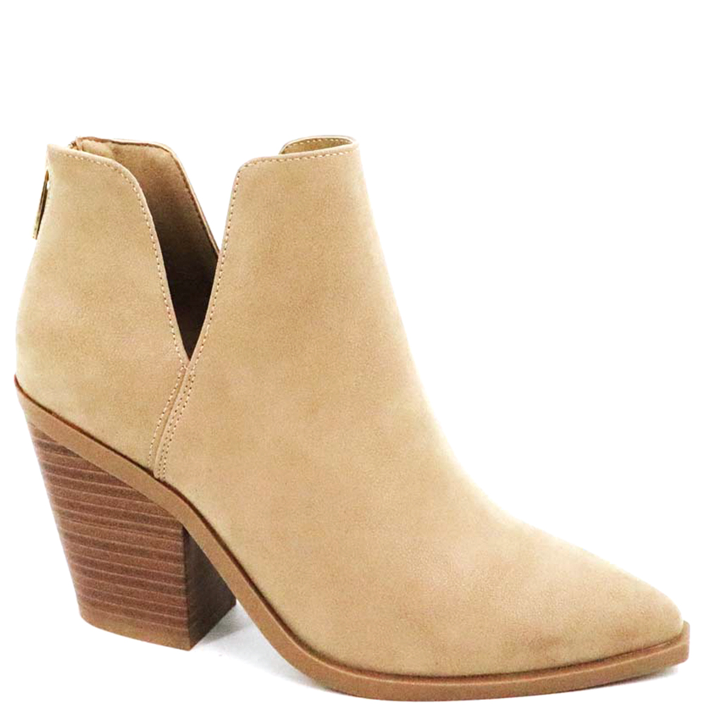 SIDE CUT OUT WESTERN BOOTIE 12 PAIRS