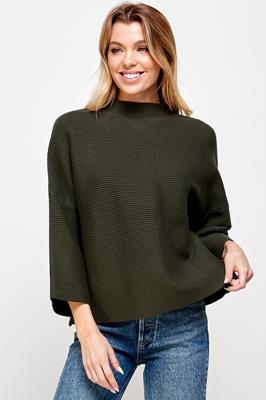 JT-5002-6 NOT YOUR CASUAL TOP HUNTER GREEN