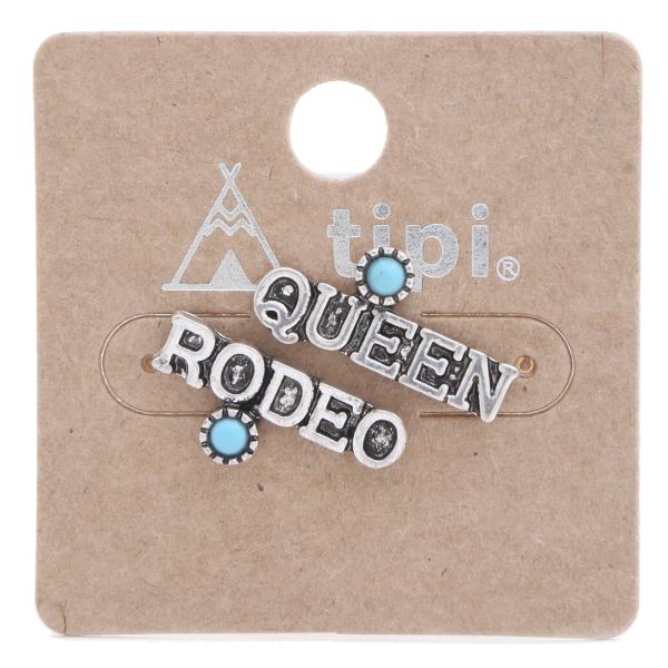 RODEO QUEEN TURQUOISE BEAD EARRING