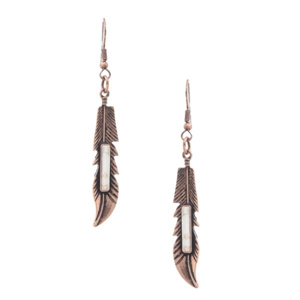 FEATHER DANGLE EARRING