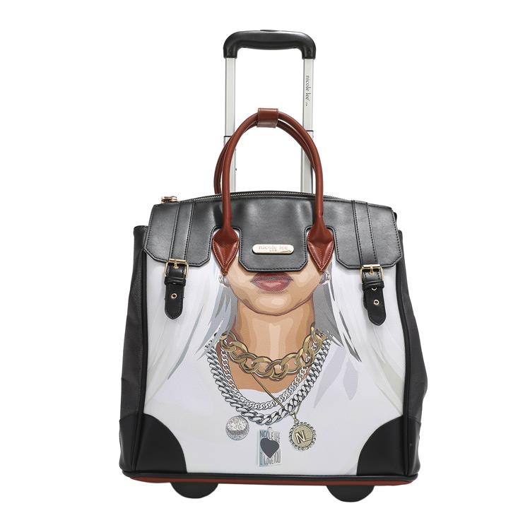 FLONA ROLLING TOTE BAG