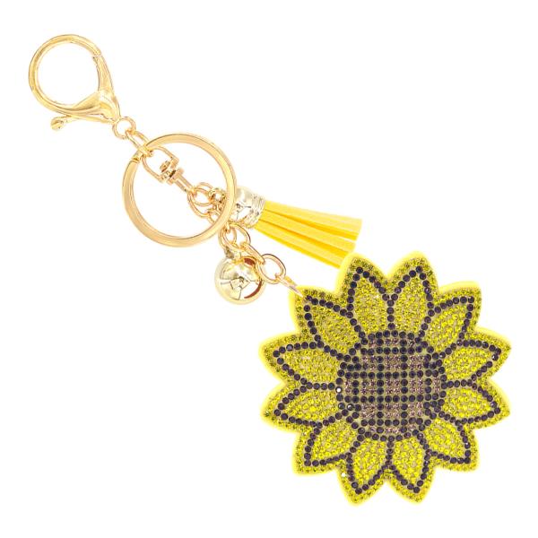 SUNFLOWER KEYCHAIN