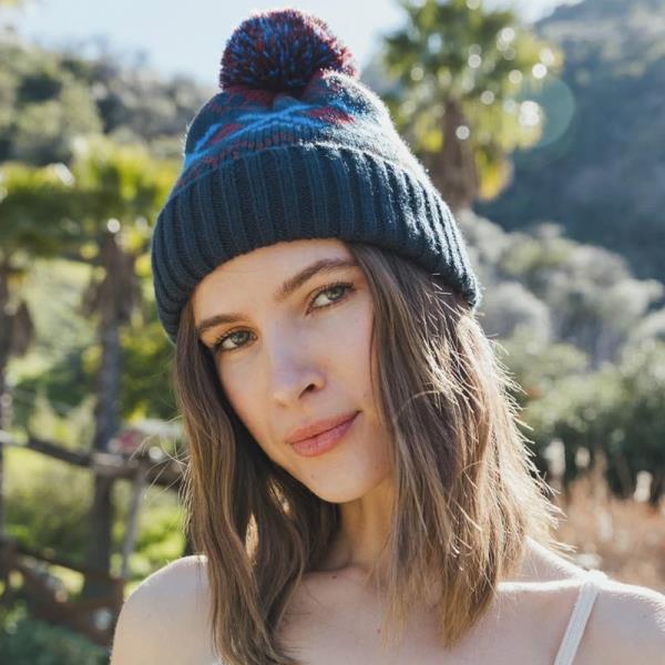 AZTEC POM BEANIE