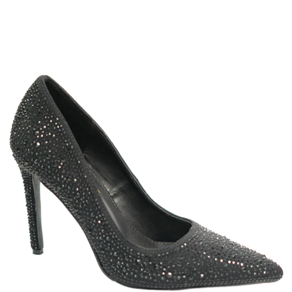 RHINESTONE STILLETO PUMP
