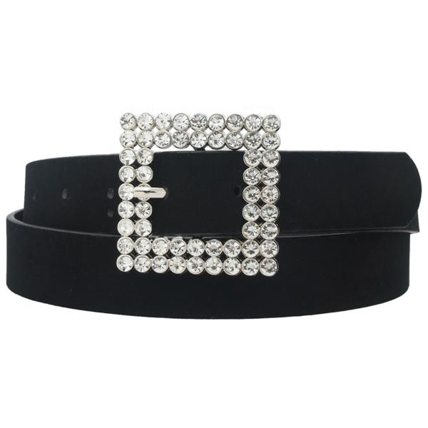 VELVET DOUBLE ROW RS SQUARE BUCKLE