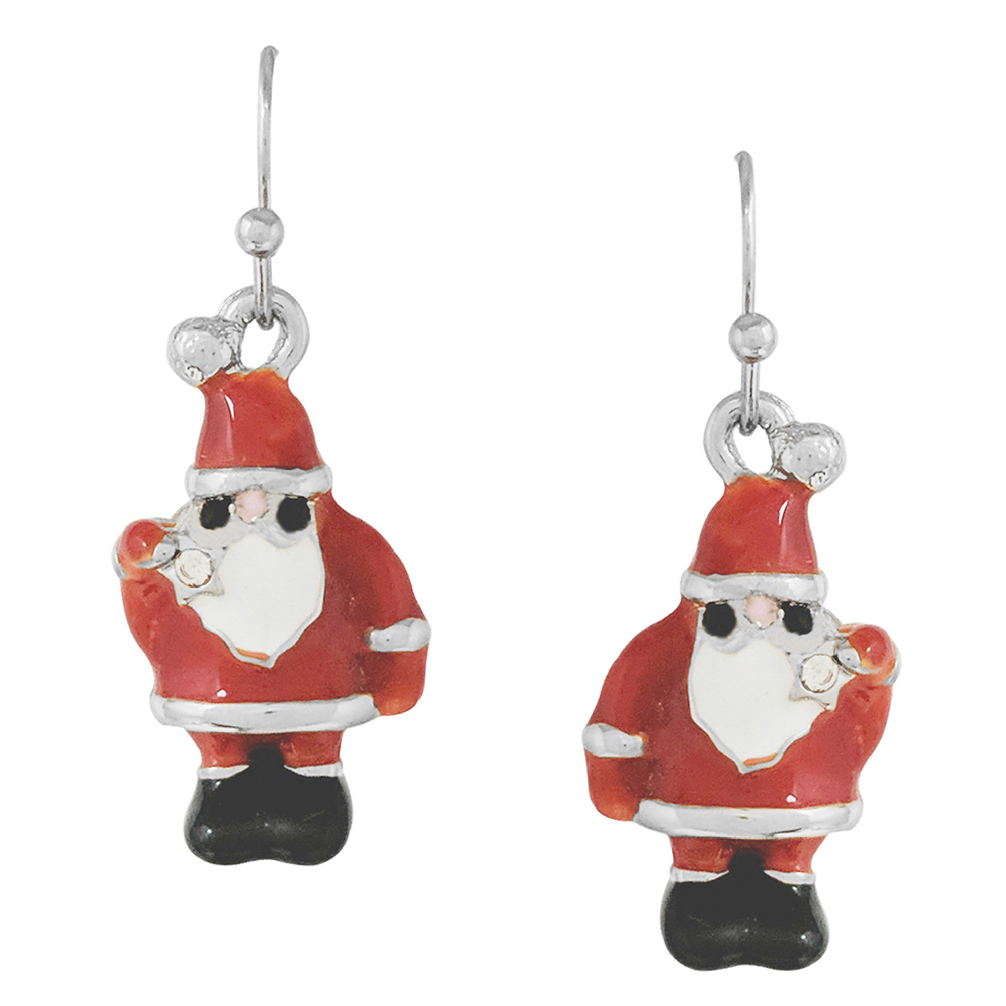 CHRISTMAS SANTA DANGLE EARRING