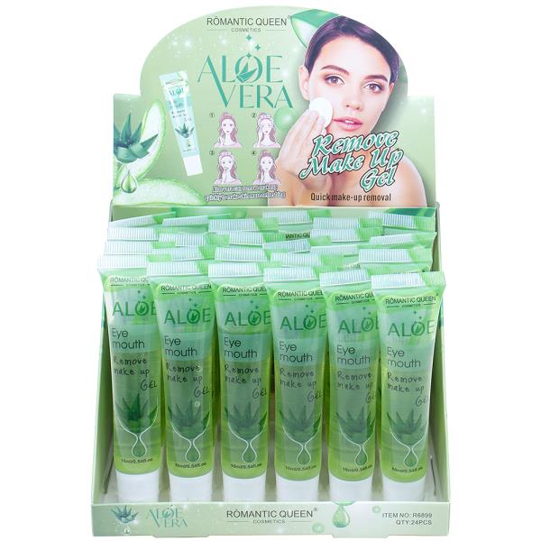 ROMANTIC QUEEN ALOE VERA REMOVE MAKE UP GEL (24 UNITS)