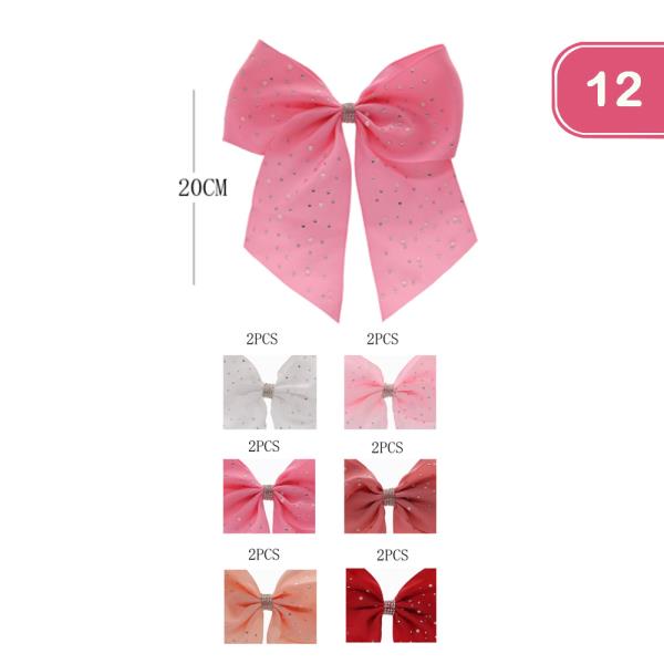 FASHION HAIR BOW (12UNITS)