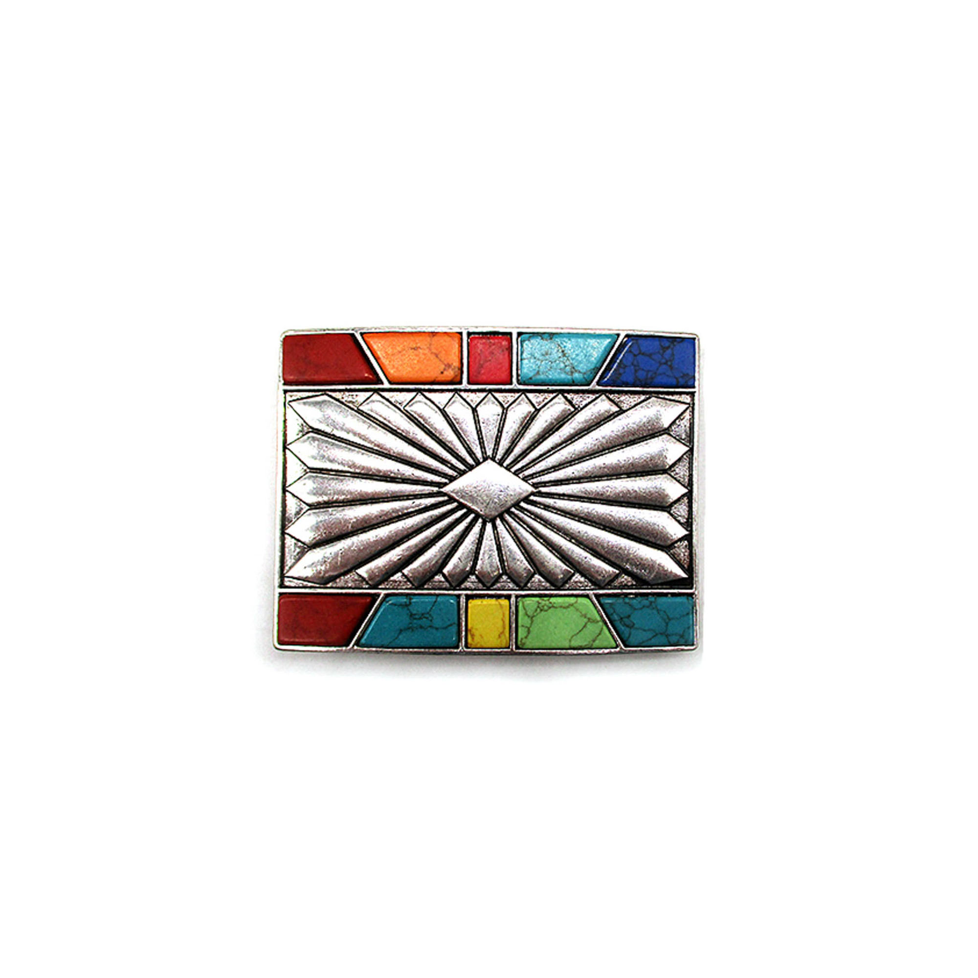 WESTERN STYLE METAL BELT BUCKLE