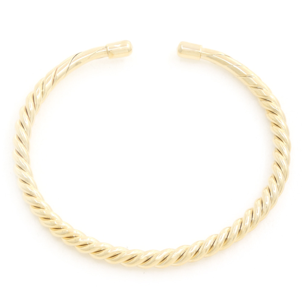 SODAJO TWISTED GOLD DIPPED CUFF BRACELET