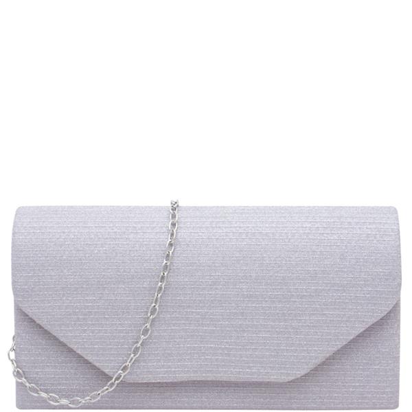 SMOOTH TEXTURE CROSSBODY CLUTCH BAG