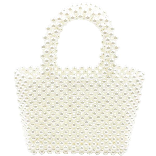 PEARL BEAD ALL OVER HANDLE BAG