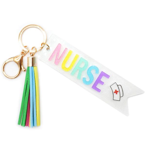 NURSE TASSEL KEYCHAIN