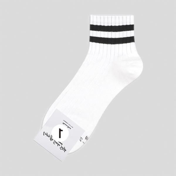 2 STRIPE ANKLE SOCKS