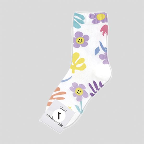 FLOWER ANKLE SOCKS