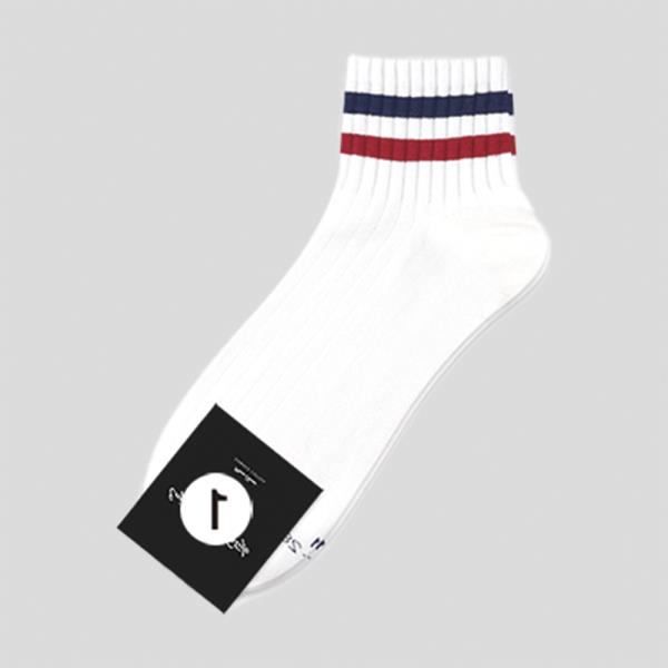 2 STRIPE ANKLE SOCKS