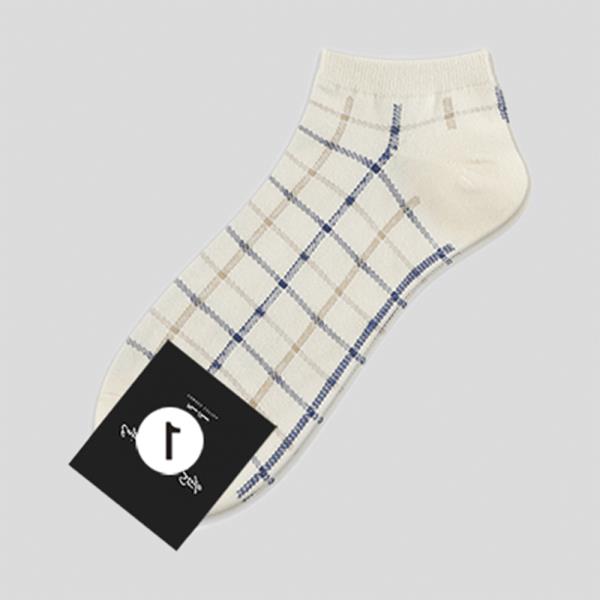 CHECK LOW CUT SOCKS