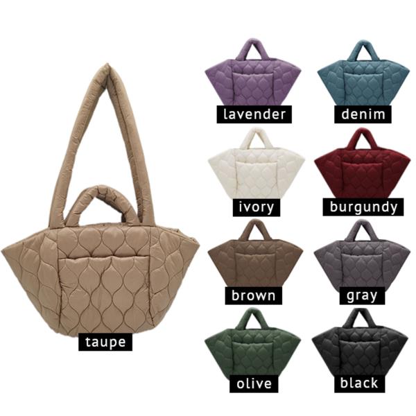 WAVE PADDED SHOULDER BAG