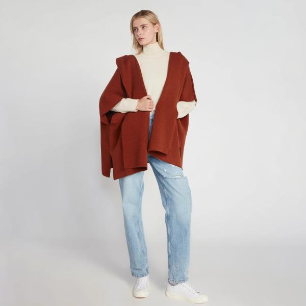 [10/1 RESTOCK] HOODED CAPE PONCHO