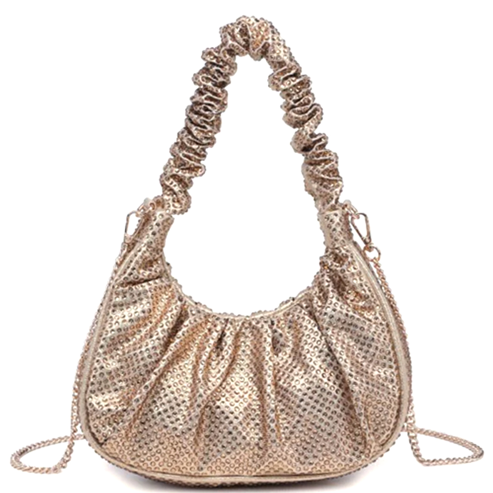 RHINESTONE TRINA CROSSBODY BAG