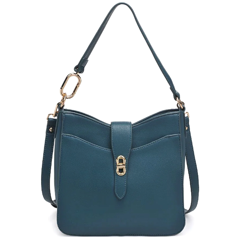 FASHION TURNLOCK RUBY CROSSBODY BAG