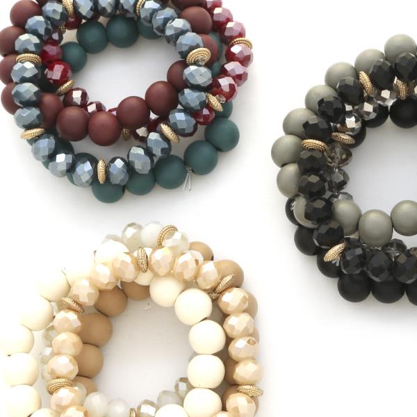 BEADED BRACELET SET