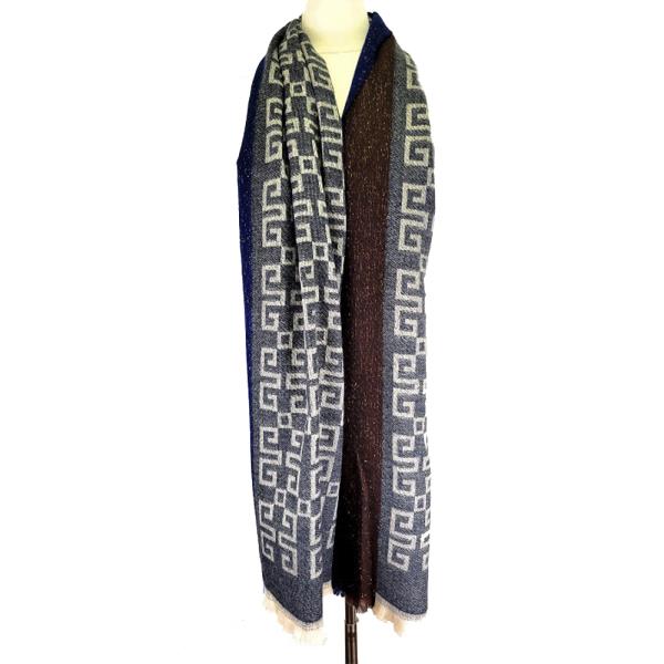 FASHION MAZE PATTERN SCARF